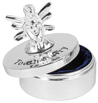 Silver Plate Tooth Fairy Tooth Box