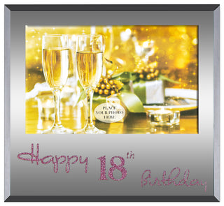 Mirror Frm 6x4 H/Bday Pink 18