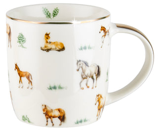 Farm Lane Horses Mug