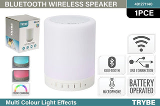 Speaker W/Less Bluetooth Col