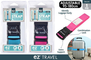 Luggage Strap with Combination Lock