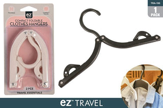 Compact Foldable Clothes Hangers (2 pack)