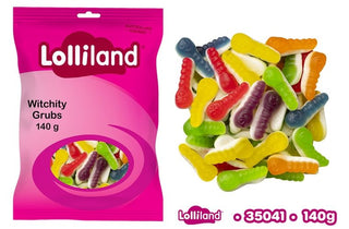 Lolliland Witchity Grubs 140g Bag