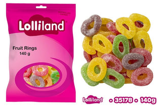 Fruit Rings 140g Bag