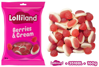 Berries & Cream 160g Bag