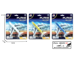 Aircraft Diecast Pull Back
