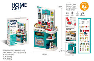 Chef Kitchen Playset 92pc L&S