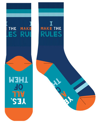 Frankly Funny Novelty Socks I Make The Rules