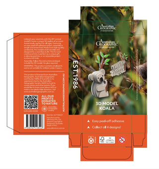 Australian Geographic 3D Model Koala