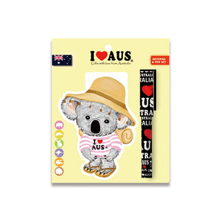 Koala Pink Tee Notepad & Pen