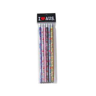 I Love Australia Pencils (6 pack)