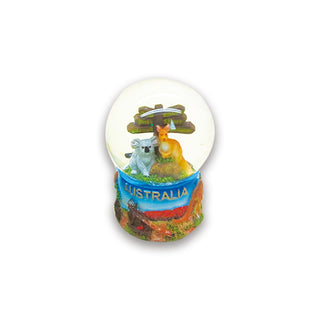 Kangaroo, Koala, Wombat 6cm Snow Globe