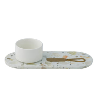 Winifred 3pc Terrazzo Set Nat