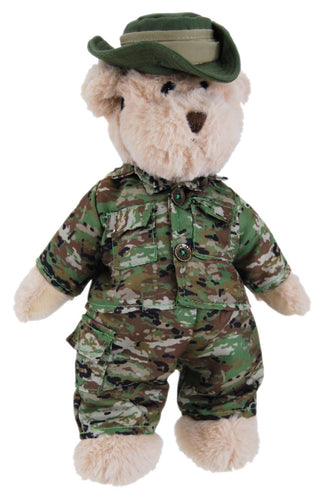 Tic Toc Teddies Army Bear 30cm