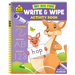 S/Zone Write & Wipe Act Book