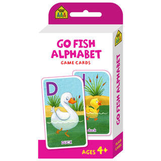 School Zone Go Fish Alpha Game Card