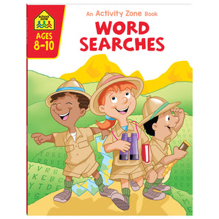 School Zone Act Zone Word Search