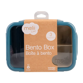 Melii Luxe Bento Lunch Box 1.25L Blue-Mint