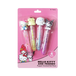 Hello Kitty & Friends Scented Gel Pens (4 Pack) CDU/10