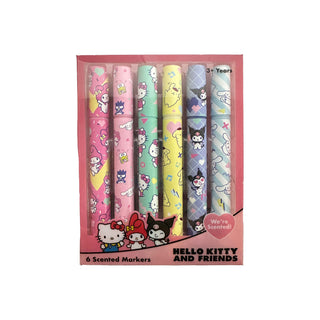 Hellokitty Scntd Mrkrs 6Pack