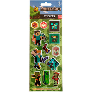 Minecraft Puffy Stickers 3 Pack
