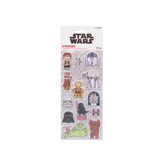 Starwars Embosed Stckrs 3Pack