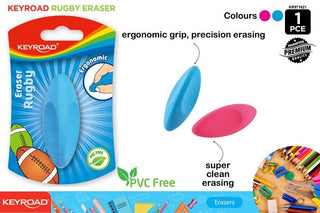 Keyroad Eraser Ergonomic Shape