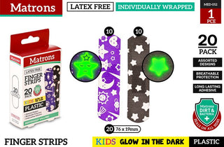 Plastic Wound Stripsglow 20pk