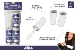 Lint Roller with 2X Refills