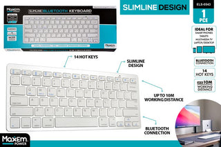 Slimline Bluetooth Wireless Keyboard