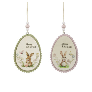 Easter Hanging Egg Decoration 2 Assorted