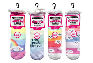 Shrpa Grls Str Scks Sz4-6 4As