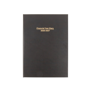 Diary Fy26-27 Hc Black A4 Wtv