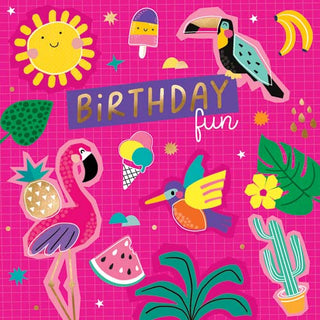 World Greetings Birthday Card Bd Fun Birds 6 Piece