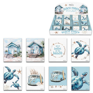 Kelly Lane Beach Shack Magnet 8 Assorted CDU/48