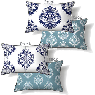 Hamptons Style Cushion 50cm 2 Pack