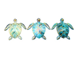 Turtle Magnet w Gold Foil