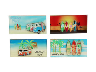 Surf Beach Magnet 10cm