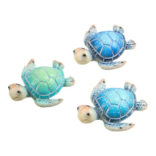 Marble Turtle Magnet 7cm