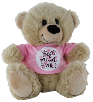 Best Mum Ever Shirt Bear 18cm
