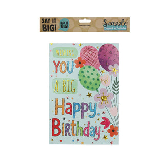 Jumbo Big Happy Birthday Card