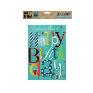 Jumbo Generic Birthday Card