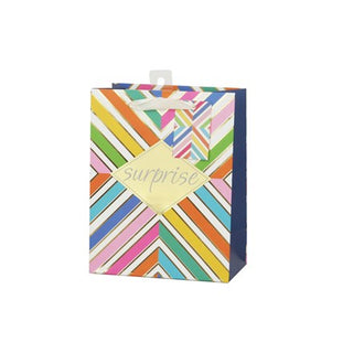 Gift Bags Colourful Geometric Medium