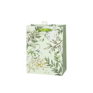 Gift Bags Leafy Floral Medium