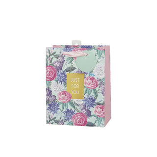 Gift Bag Just For You Floral Medium