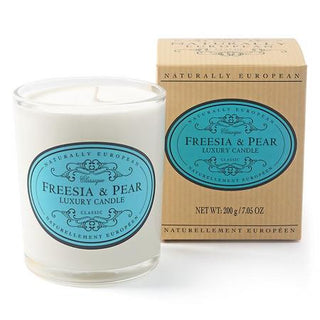 Naturally European Candle 200g Freesia & Pear