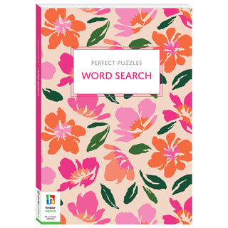 Perfect Puzzles Word Search - Pink Floral Cover