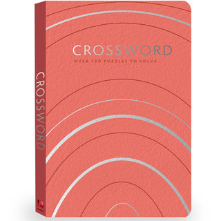Classic Puzzle Books Faux Red Leather Puzzle Crossword