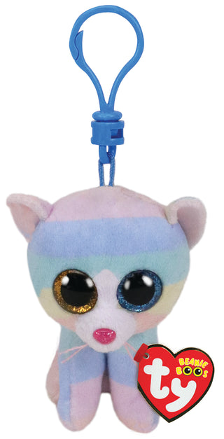Ty Beanie Boos Clip - Heather the Multi Cat