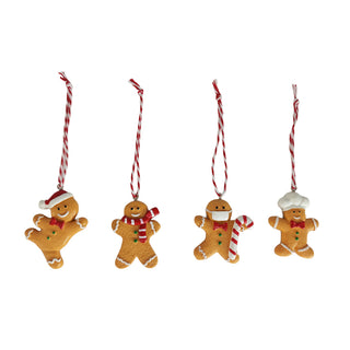 Gala Set of 4 G'Bread Ornaments 8.5x4x9.5cm